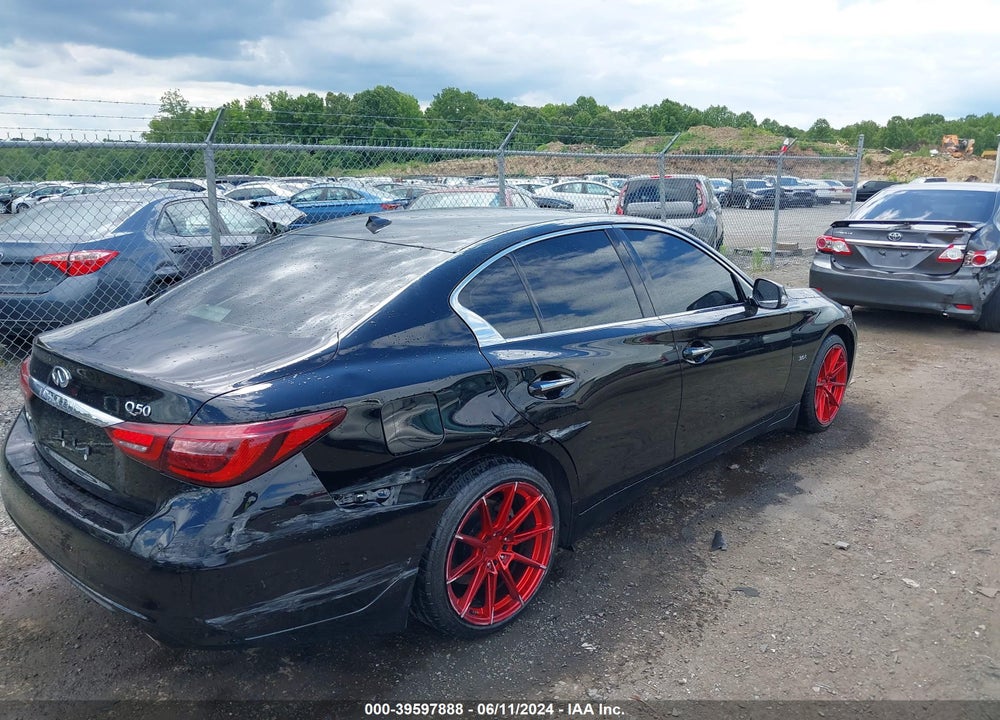 2018 INFINITI Q50 3.0T LUXE VIN: JN1EV7AR0JM438057