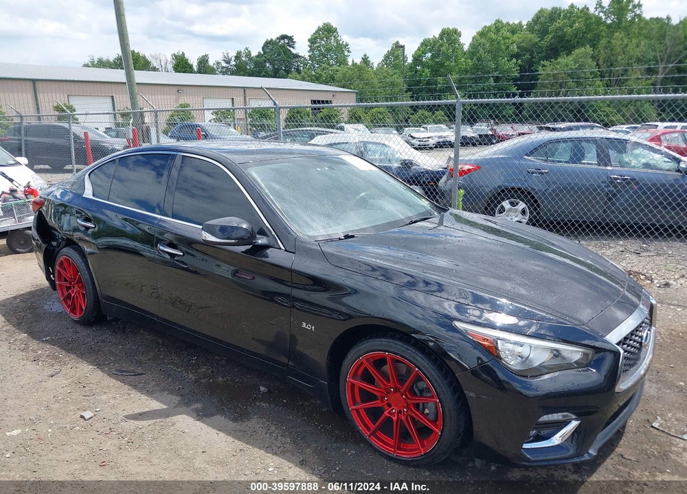 2018 INFINITI Q50 3.0T LUXE VIN: JN1EV7AR0JM438057