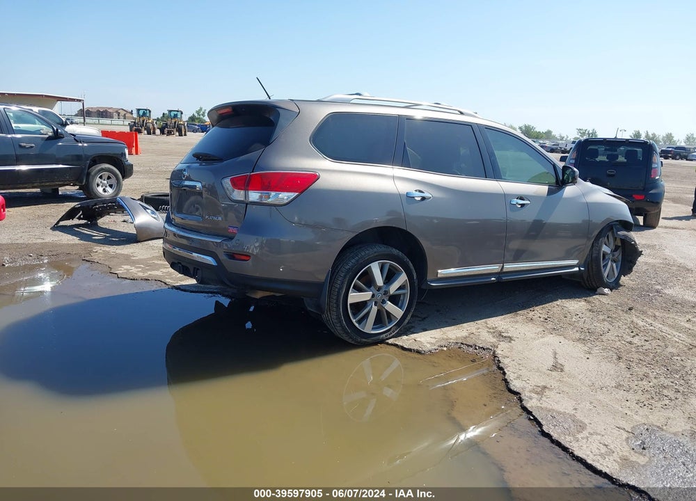 2014 NISSAN PATHFINDER PLATINUM VIN: 5N1AR2MM8EC698975