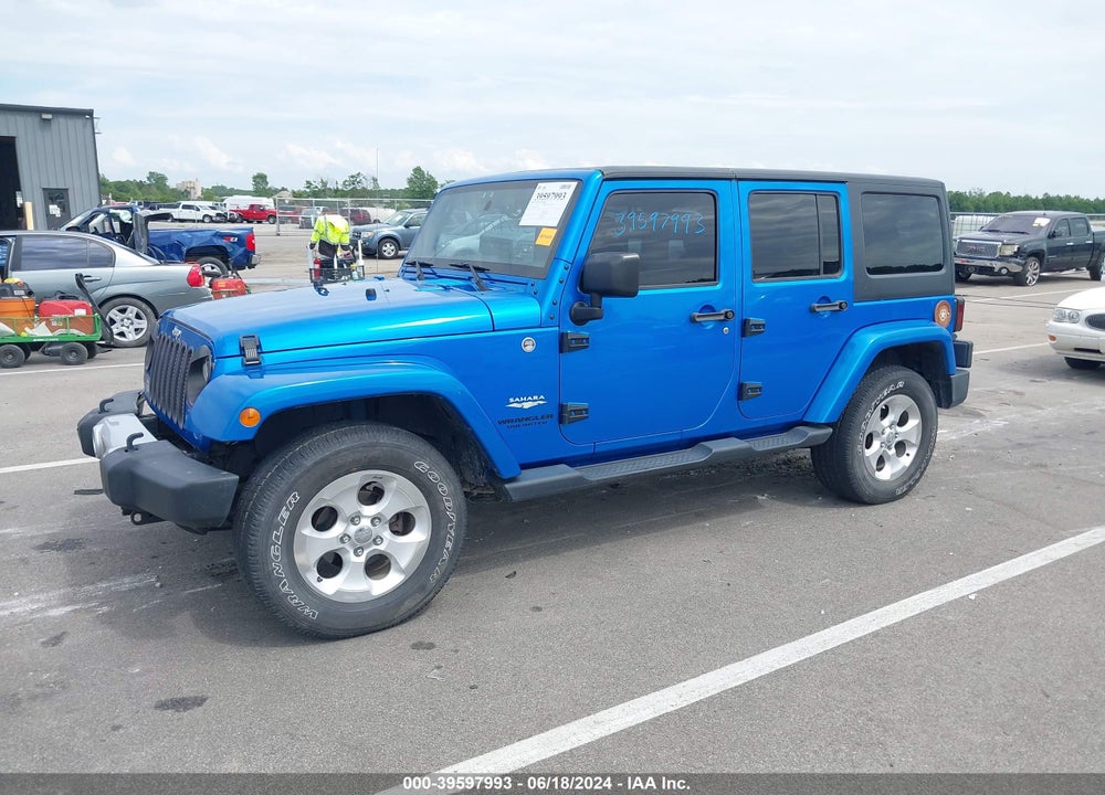 2015 JEEP WRANGLER UNLIMITED SAHARA VIN: 1C4BJWEG5FL531295