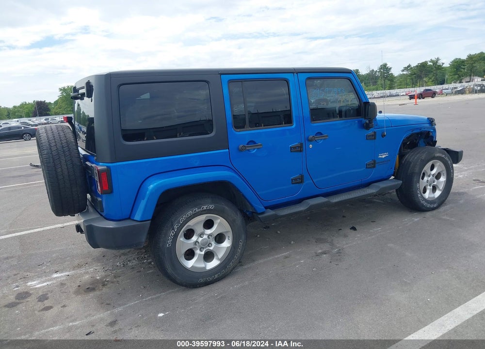 2015 JEEP WRANGLER UNLIMITED SAHARA VIN: 1C4BJWEG5FL531295