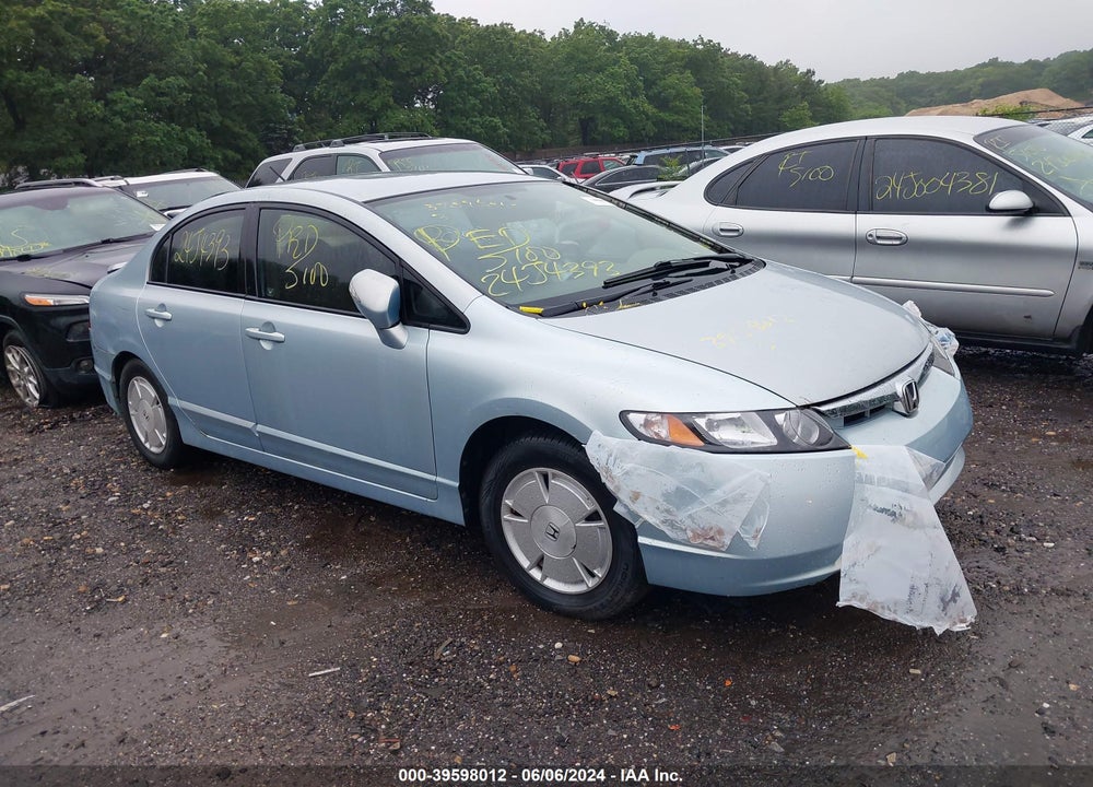 2008 HONDA CIVIC HYBRID VIN: JHMFA36298S013801