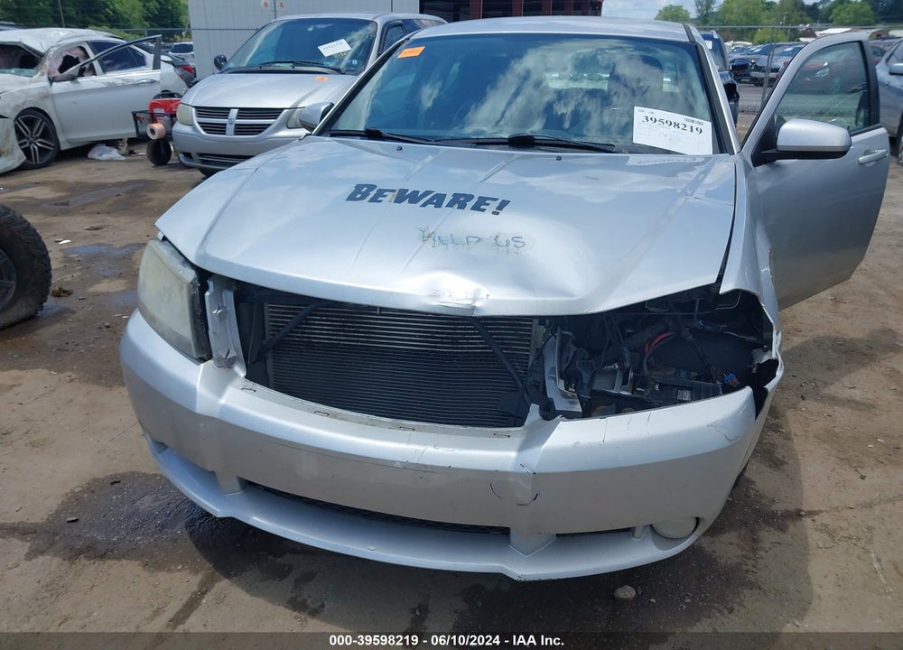 2010 DODGE AVENGER R/T VIN: 1B3CC5FB6AN120787