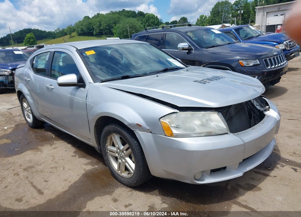 2010 DODGE AVENGER R/T VIN: 1B3CC5FB6AN120787