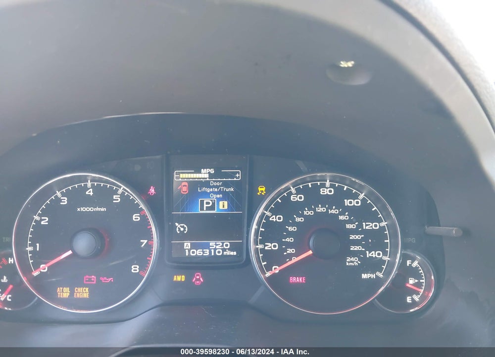 2014 SUBARU OUTBACK 2.5I LIMITED VIN: 4S4BRCLC5E3318817