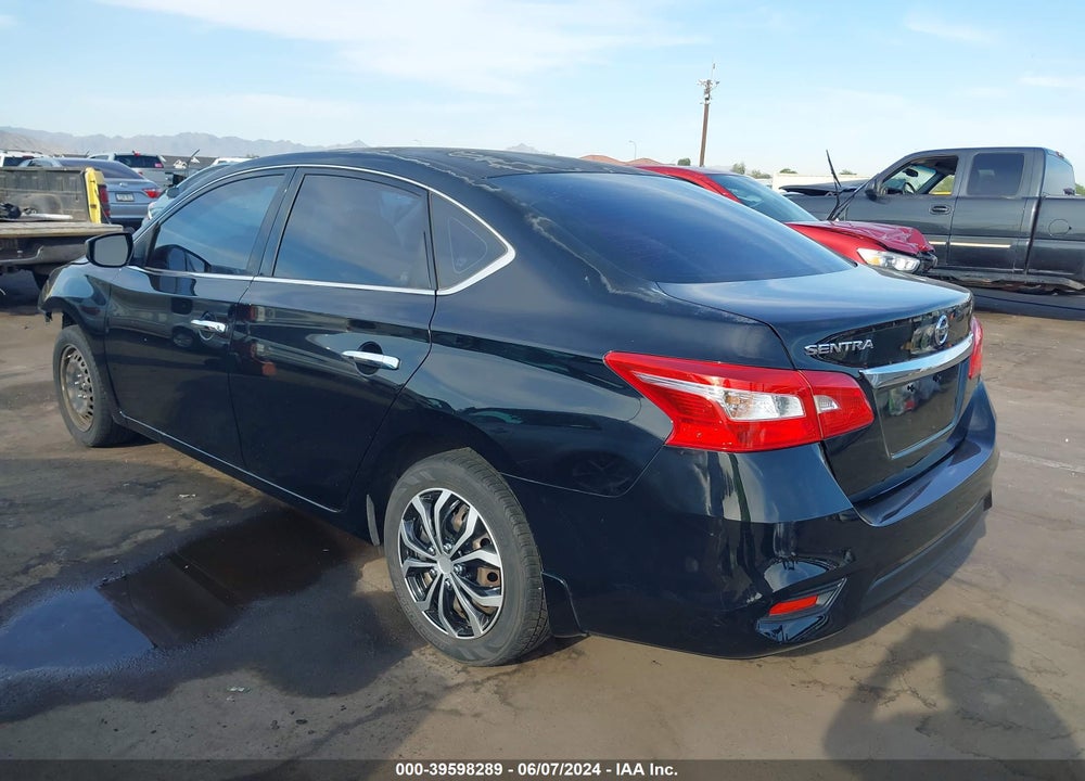 2016 NISSAN SENTRA S VIN: 3N1AB7AP7GY223030
