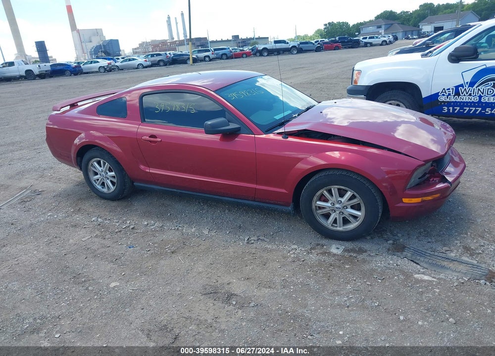 2007 FORD MUSTANG V6 DELUXE/V6 PREMIUM VIN: 1ZVFT80N475257796