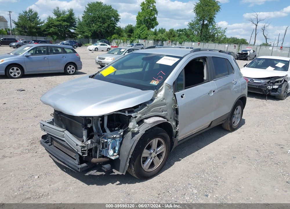 2017 CHEVROLET TRAX LT VIN: 3GNCJLSB7HL166094
