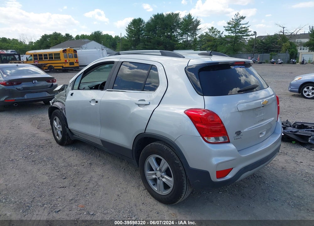 2017 CHEVROLET TRAX LT VIN: 3GNCJLSB7HL166094