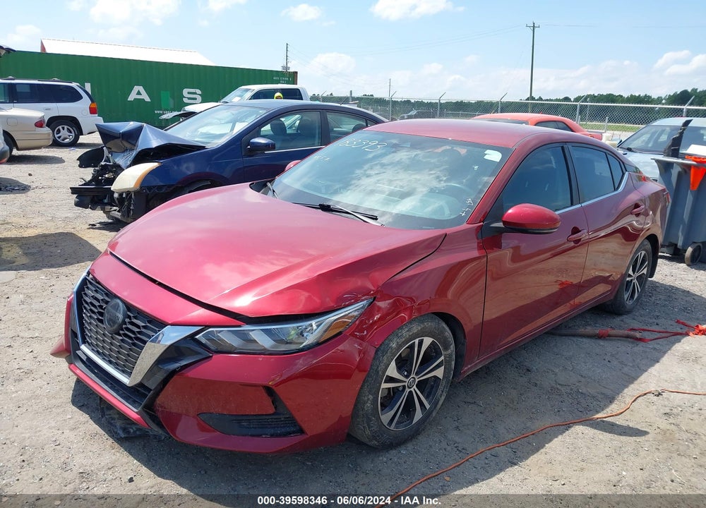 2020 NISSAN SENTRA SV XTRONIC CVT VIN: 3N1AB8CV2LY230494