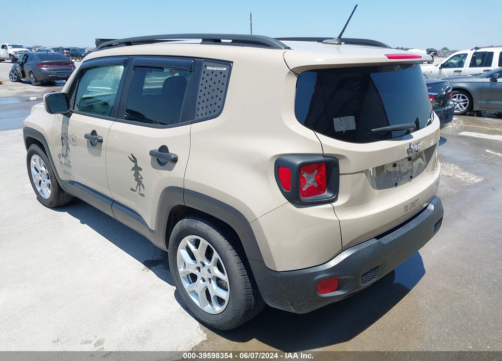 2016 JEEP RENEGADE LATITUDE VIN: ZACCJABT5GPD55080
