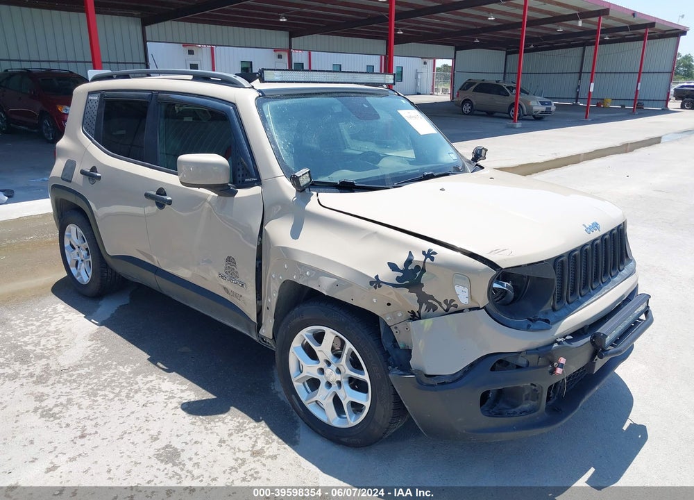 2016 JEEP RENEGADE LATITUDE VIN: ZACCJABT5GPD55080