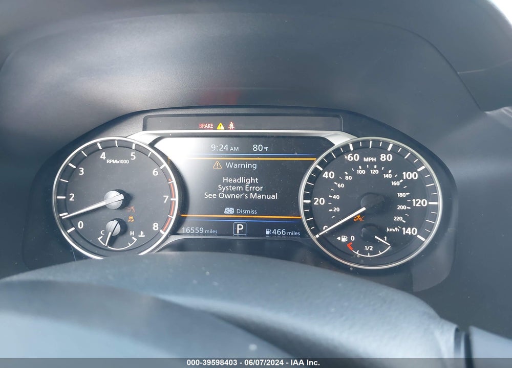 2024 NISSAN ALTIMA SV FWD VIN: 1N4BL4DV1RN355570