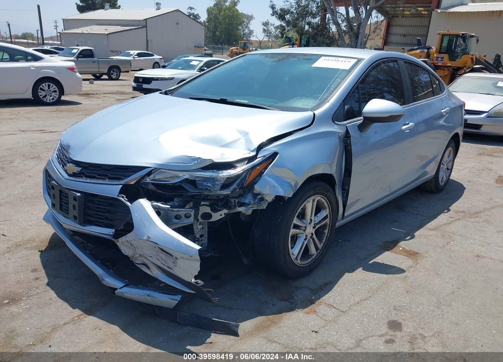 2018 CHEVROLET CRUZE LT AUTO VIN: 1G1BE5SM2J7111416