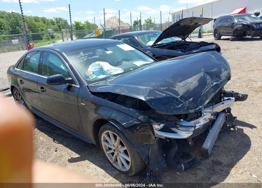 2016 AUDI A4 2.0T PREMIUM VIN: WAUFFAFL9GA010205