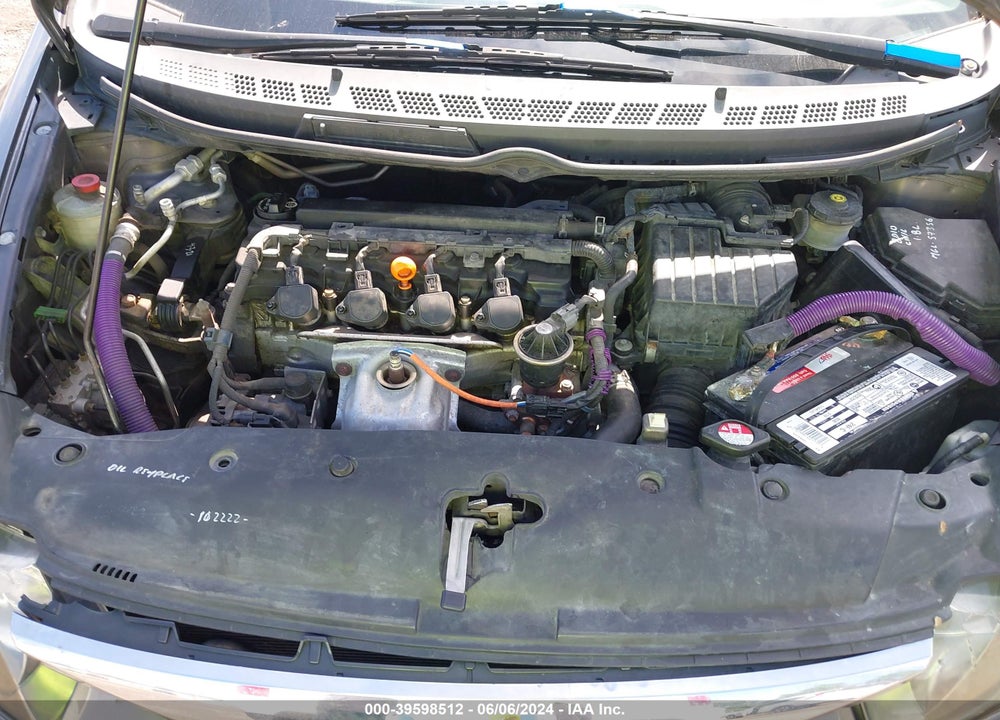 2010 HONDA CIVIC LX VIN: 19XFA1F58AE086439