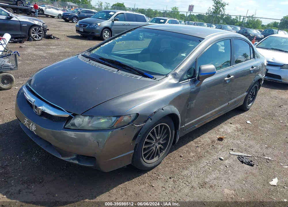 2010 HONDA CIVIC LX VIN: 19XFA1F58AE086439