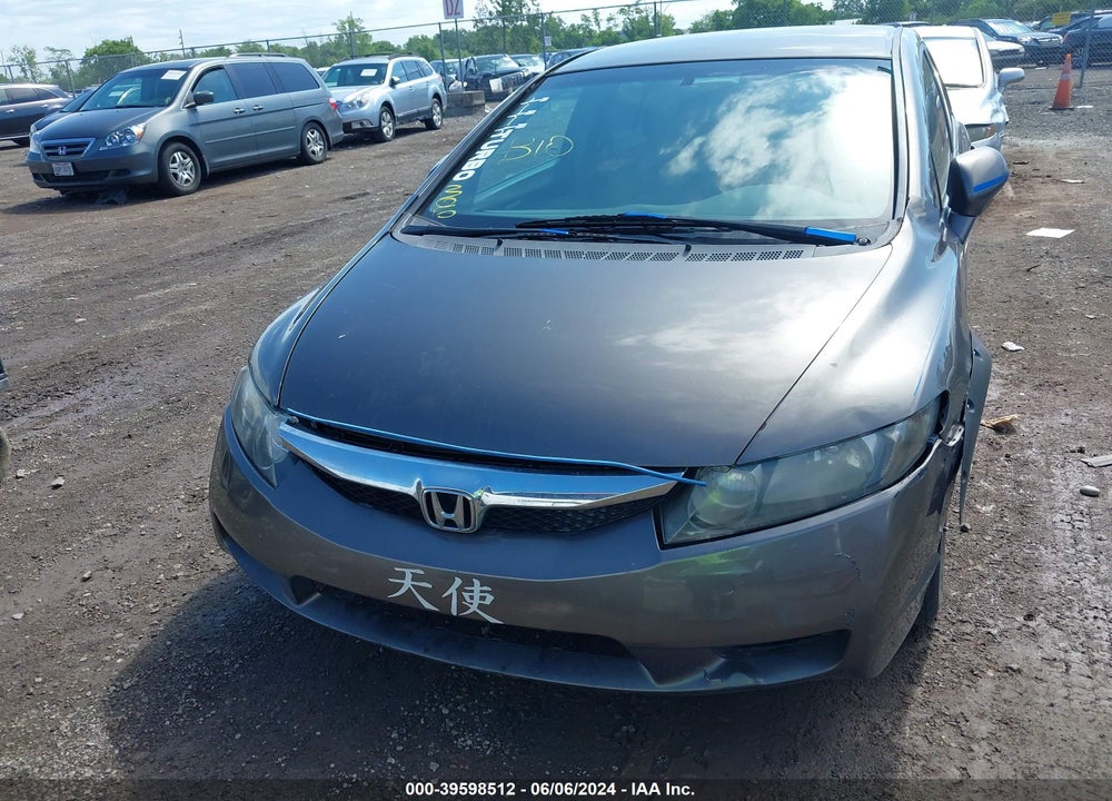 2010 HONDA CIVIC LX VIN: 19XFA1F58AE086439