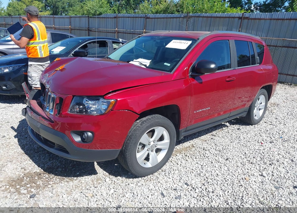 2014 JEEP COMPASS SPORT VIN: 1C4NJDBB5ED842423