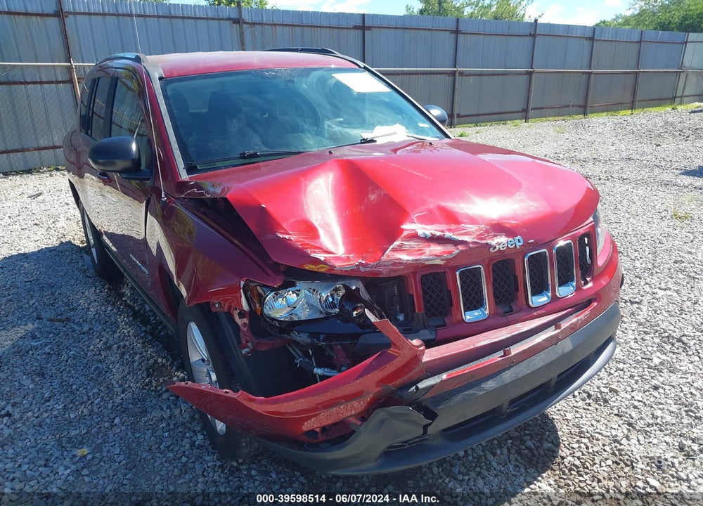 2014 JEEP COMPASS SPORT VIN: 1C4NJDBB5ED842423