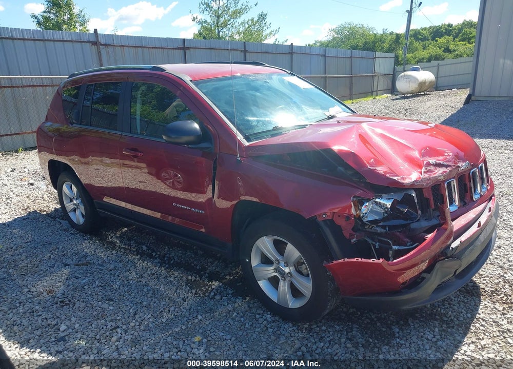 2014 JEEP COMPASS SPORT VIN: 1C4NJDBB5ED842423