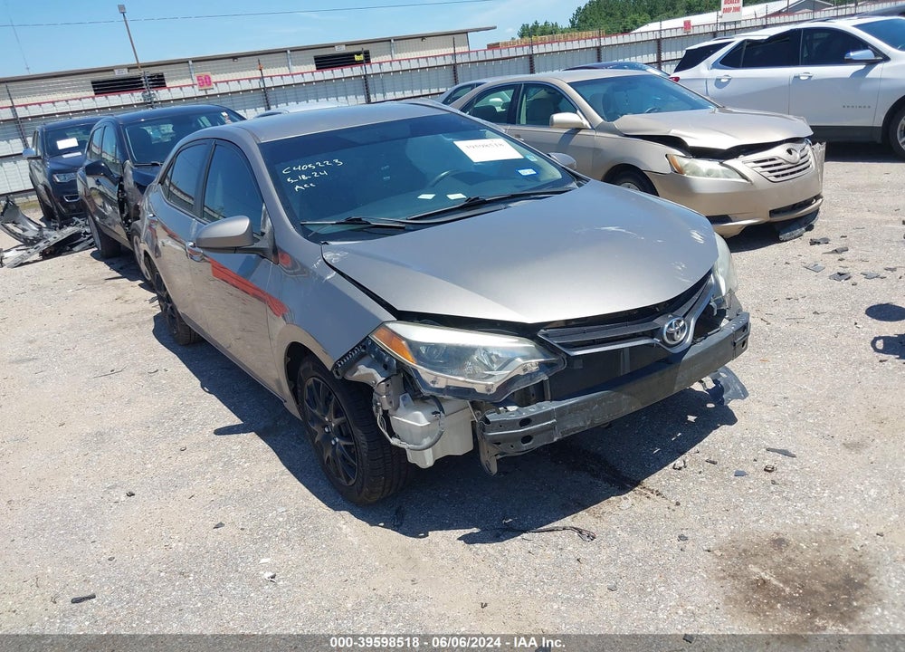 2015 TOYOTA COROLLA LE VIN: 5YFBURHE2FP181778