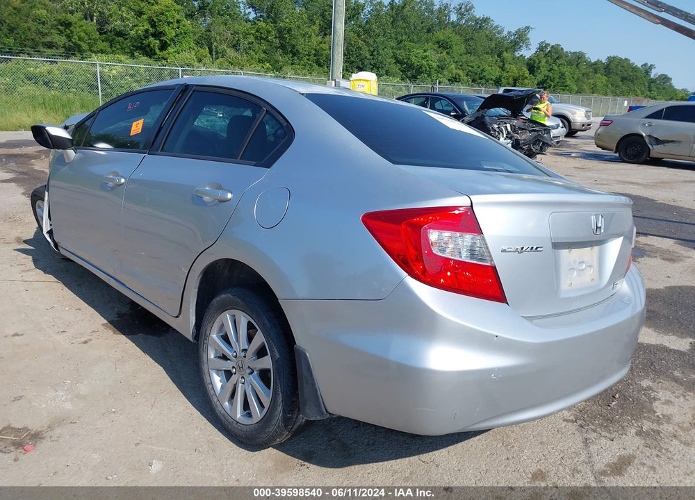 2012 HONDA CIVIC EX-L VIN: 2HGFB2F9XCH547123