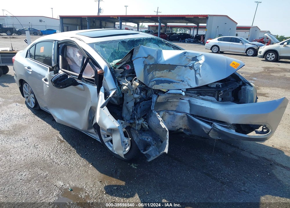 2012 HONDA CIVIC EX-L VIN: 2HGFB2F9XCH547123