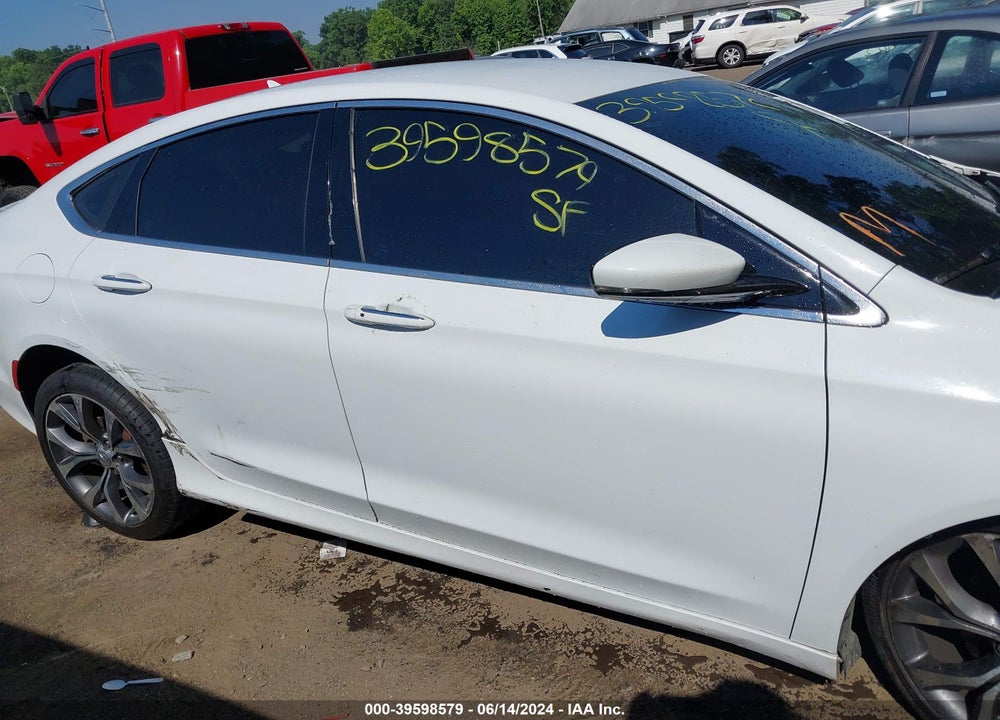 2015 CHRYSLER 200 C VIN: 1C3CCCCG2FN622727