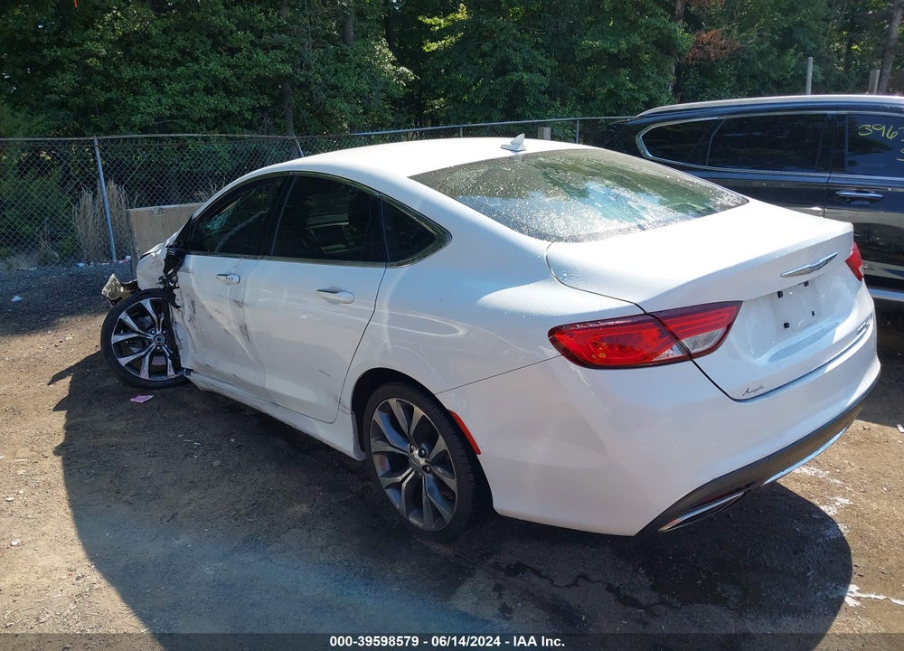 2015 CHRYSLER 200 C VIN: 1C3CCCCG2FN622727