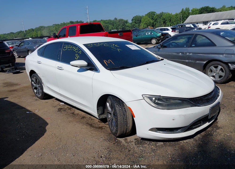 2015 CHRYSLER 200 C VIN: 1C3CCCCG2FN622727