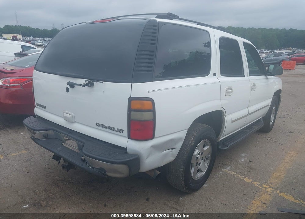 2004 CHEVROLET TAHOE LT VIN: 1GNEC13Z34R163733