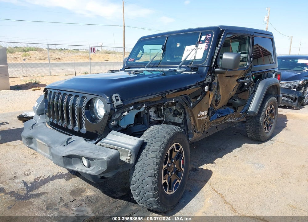 2020 JEEP WRANGLER SPORT S 4X4 VIN: 1C4GJXAN2LW182882