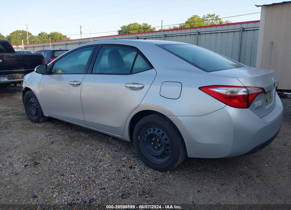 2014 TOYOTA COROLLA L/LE/LE PLS/PRM/S/S PLS VIN: 5YFBURHE2EP120414