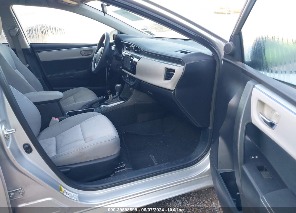 2014 TOYOTA COROLLA L/LE/LE PLS/PRM/S/S PLS VIN: 5YFBURHE2EP120414