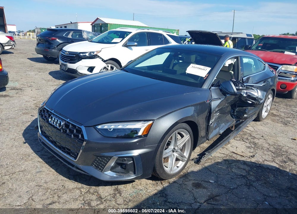 2022 AUDI A5 SPORTBACK VIN: WAUFACF5XNA008889