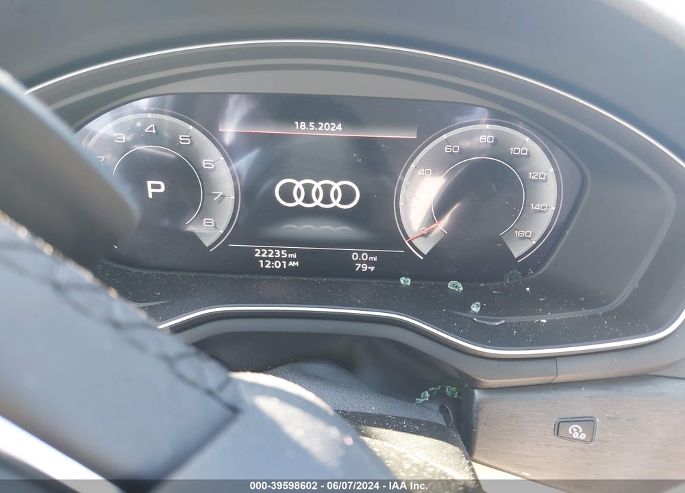 2022 AUDI A5 SPORTBACK VIN: WAUFACF5XNA008889