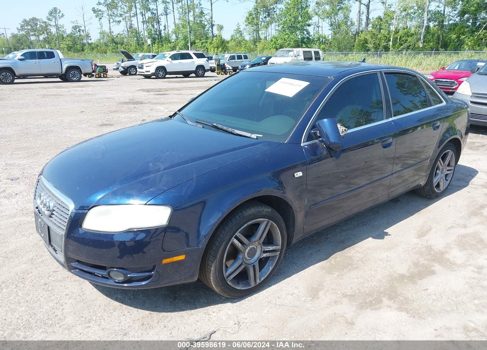 2006 AUDI A4 2.0T VIN: WAUAF78E56A052137