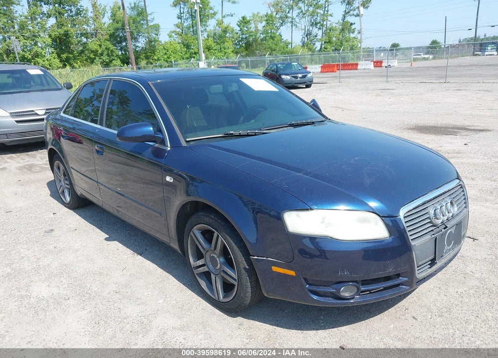 2006 AUDI A4 2.0T VIN: WAUAF78E56A052137