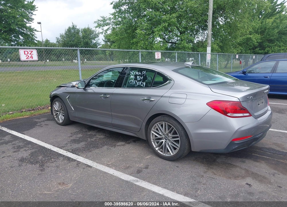 2021 GENESIS G70 2.0T AWD VIN: KMTG34LA9MU076107