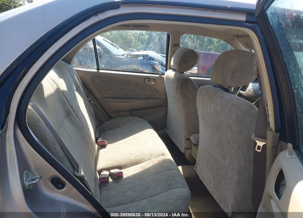 1998 TOYOTA COROLLA LE VIN: 2T1BR18E9WC050074