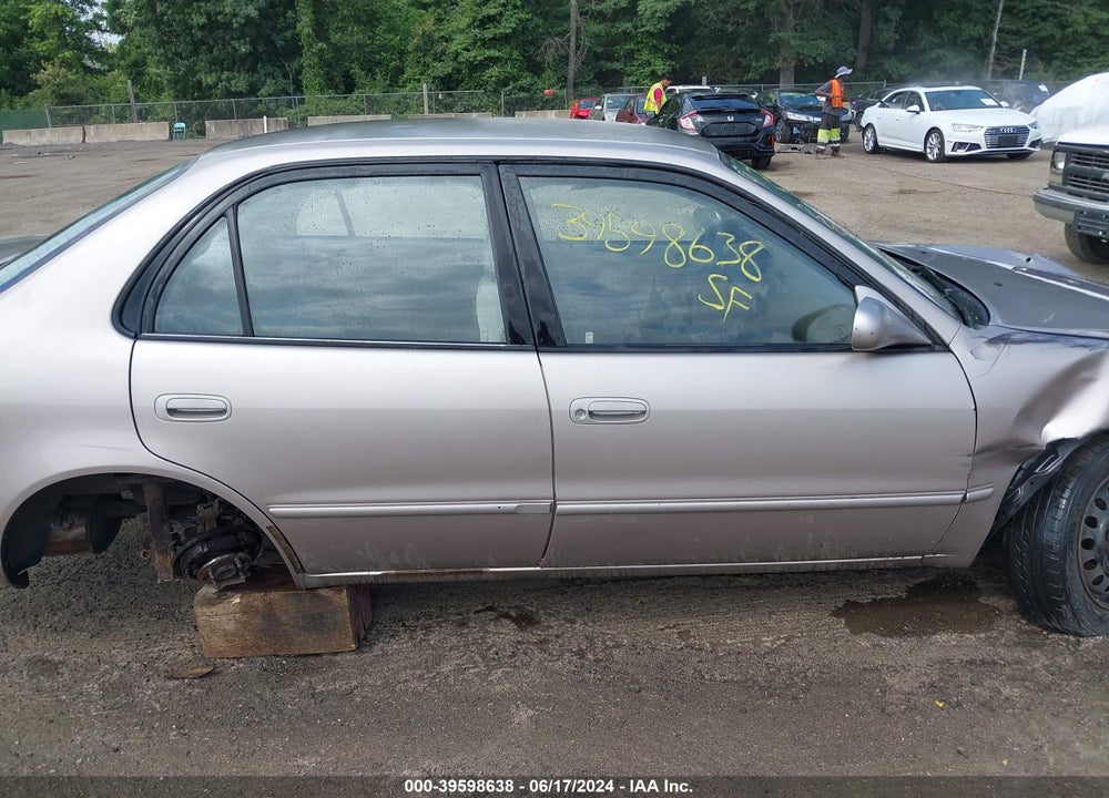 1998 TOYOTA COROLLA LE VIN: 2T1BR18E9WC050074