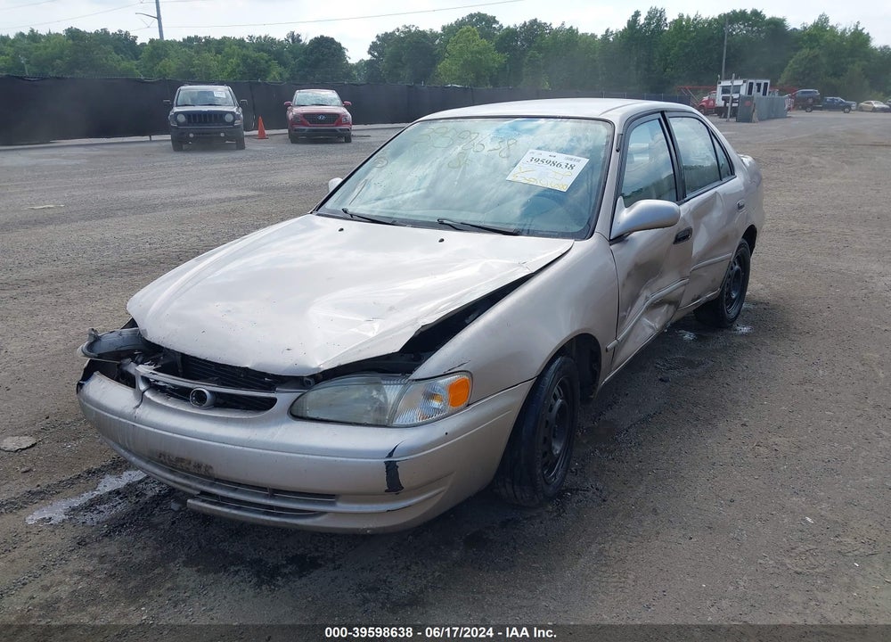 1998 TOYOTA COROLLA LE VIN: 2T1BR18E9WC050074