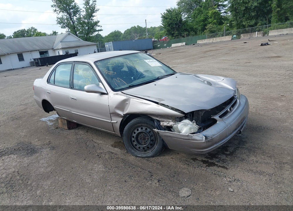 1998 TOYOTA COROLLA LE VIN: 2T1BR18E9WC050074