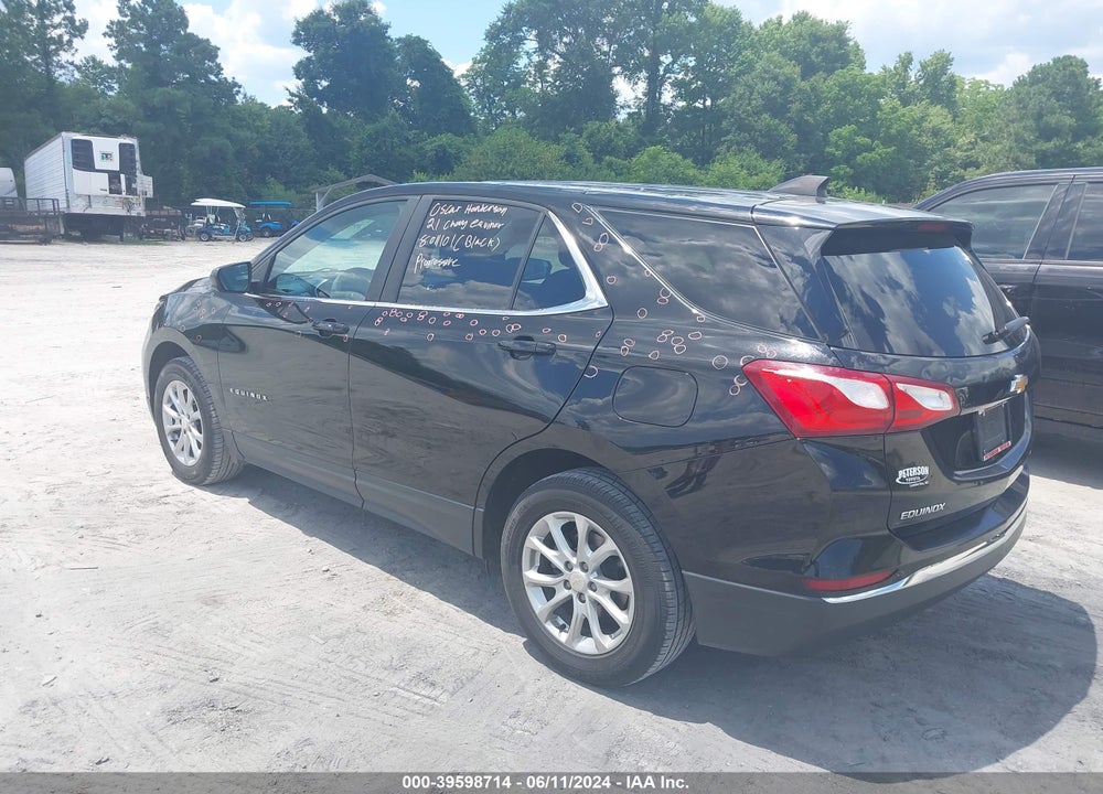 2021 CHEVROLET EQUINOX AWD LT VIN: 2GNAXUEV8M6103585