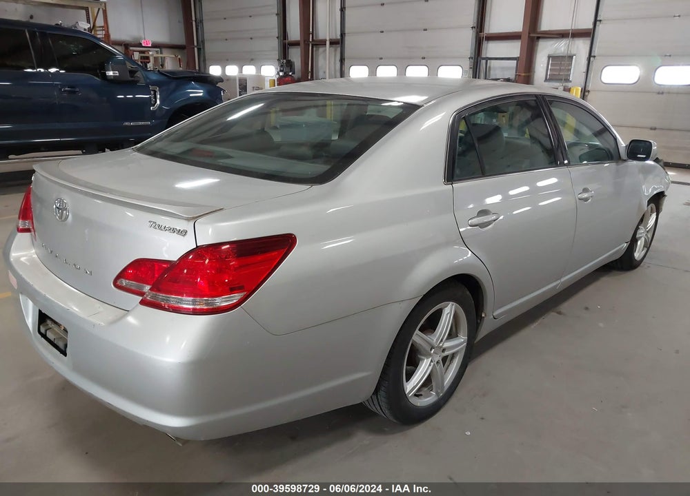 2005 TOYOTA AVALON TOURING VIN: 4T1BK36B95U009076