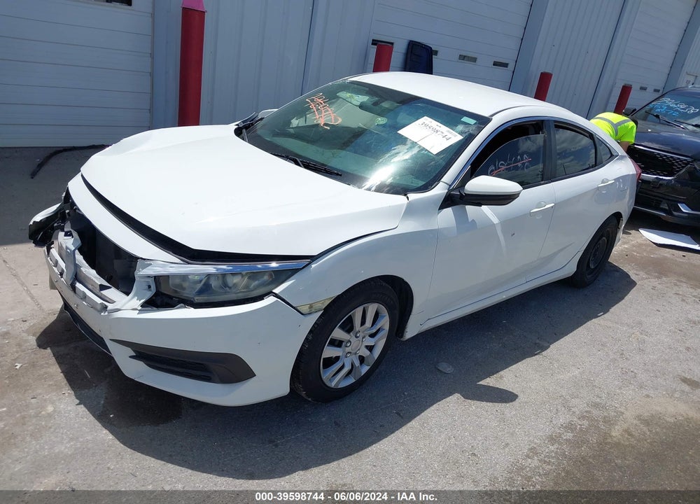 2016 HONDA CIVIC LX VIN: 19XFC2F56GE018438