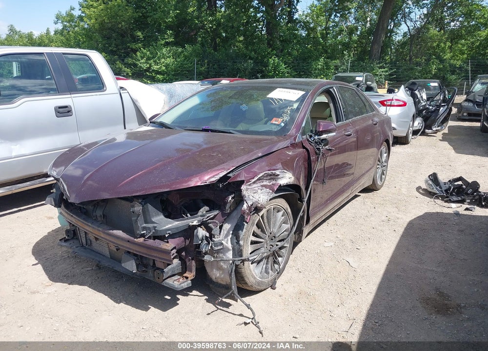 2013 LINCOLN MKZ VIN: 3LN6L2G90DR809677