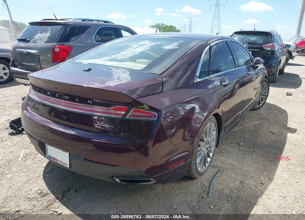 2013 LINCOLN MKZ VIN: 3LN6L2G90DR809677
