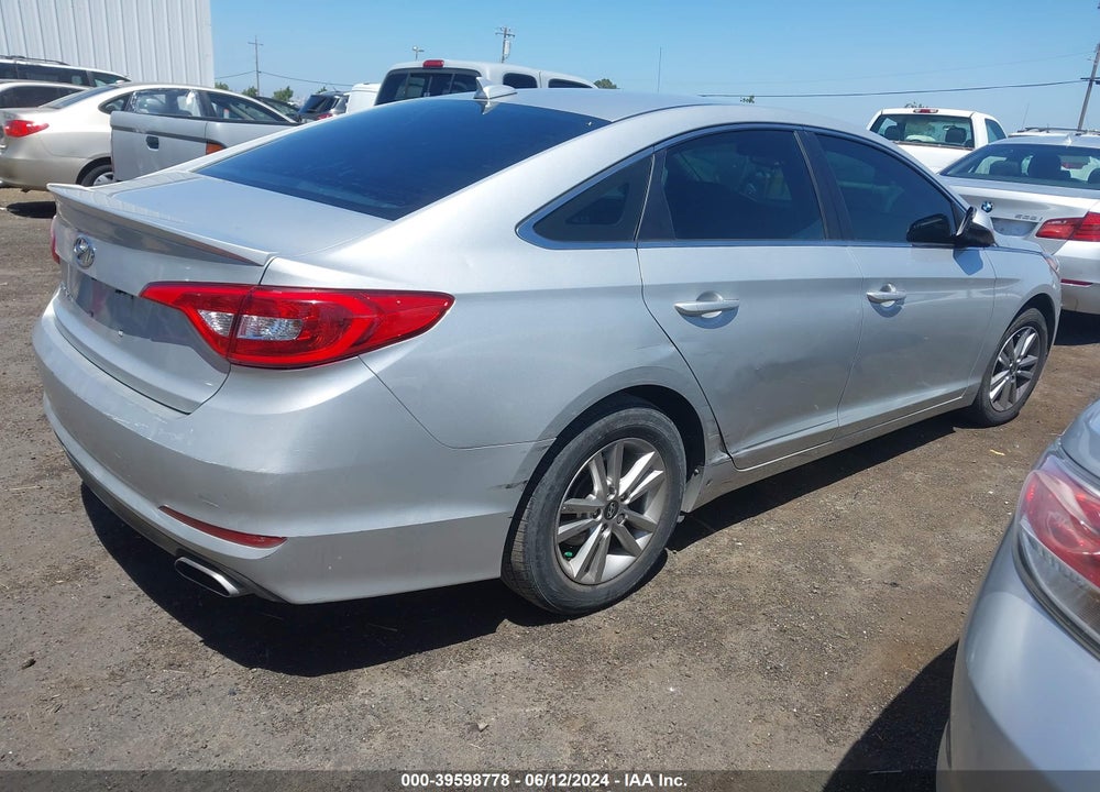 2016 HYUNDAI SONATA SE VIN: 5NPE24AF3GH350326